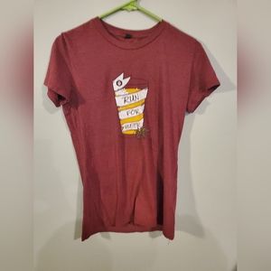 AllMade running tee, red, medium